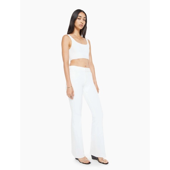 MOTHER Denim - Mother The Weekender Jeans White Size 26 New With Tags